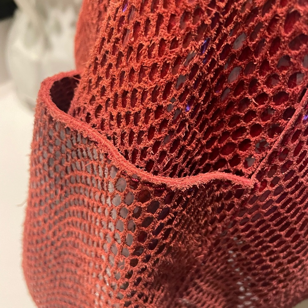 Sorial New York Red Snakeskin Shoulder Bag - Picture 4 of 15